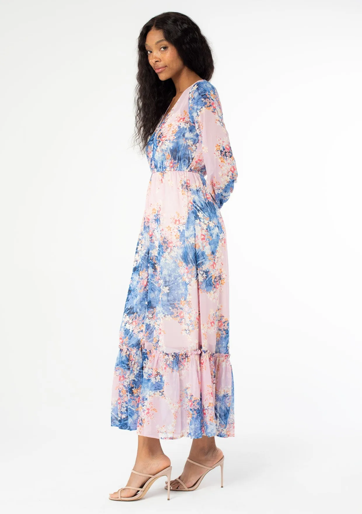 Corinna Chiffon Maxi Dress