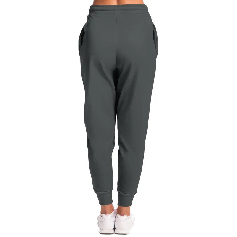 Dark Gray Joggers | Unisex | with PLUS sizes | Dark Pale Gray | C0M0Y0K80