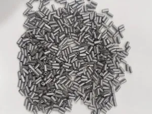 Dull Silver Bugle / Pipe Seed Beads (Wholesale)