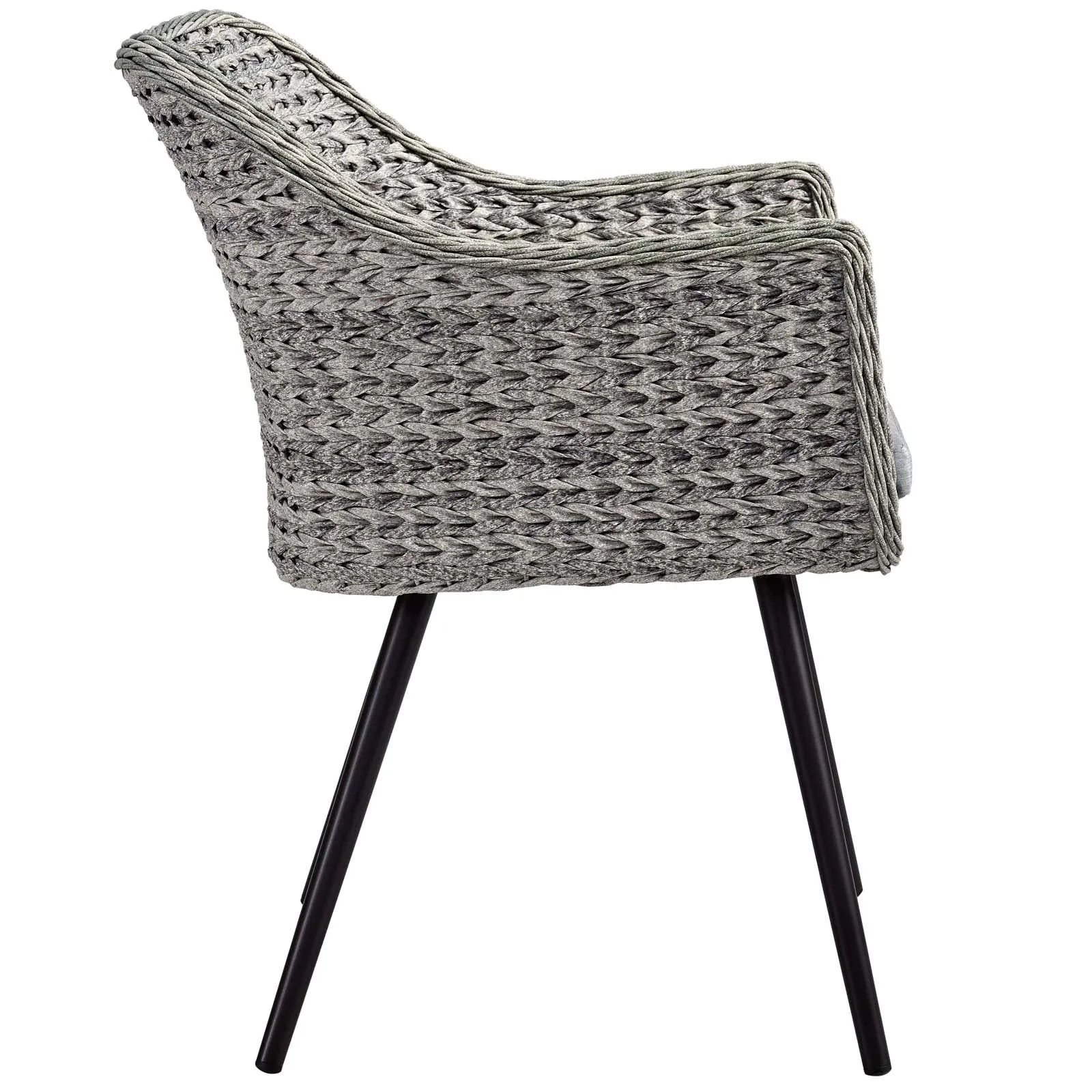 Endeavor Outdoor Patio Wicker Rattan Dining Armchair by Modway