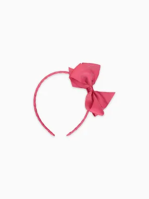 Fuchsia Big Bow Girl Headband