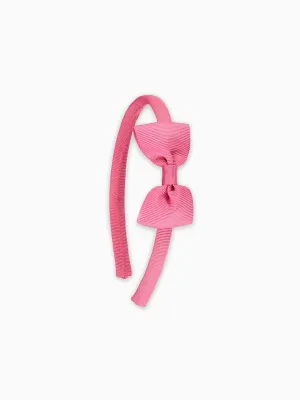 Fuchsia Small Bow Girl Headband