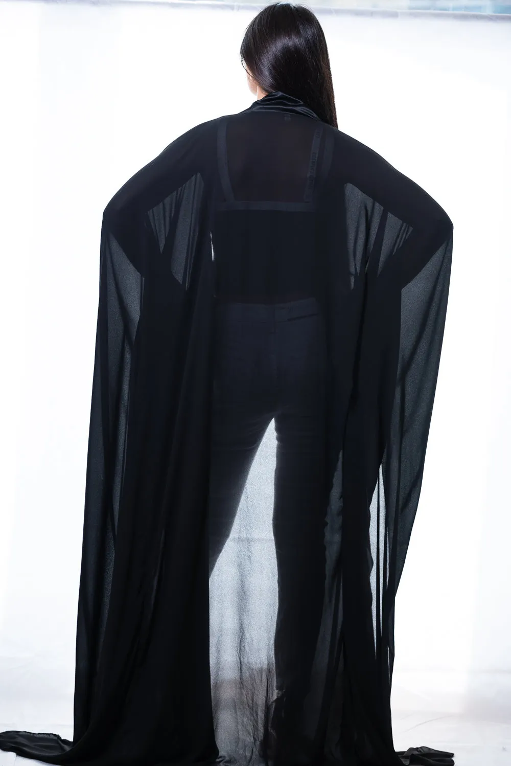 Lea Black Kaftan Robe