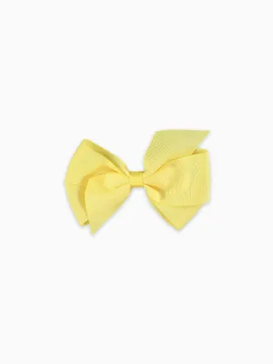 Lemon Big Bow Girl Clip