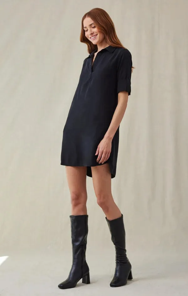 Long Sleeve A-line Dress