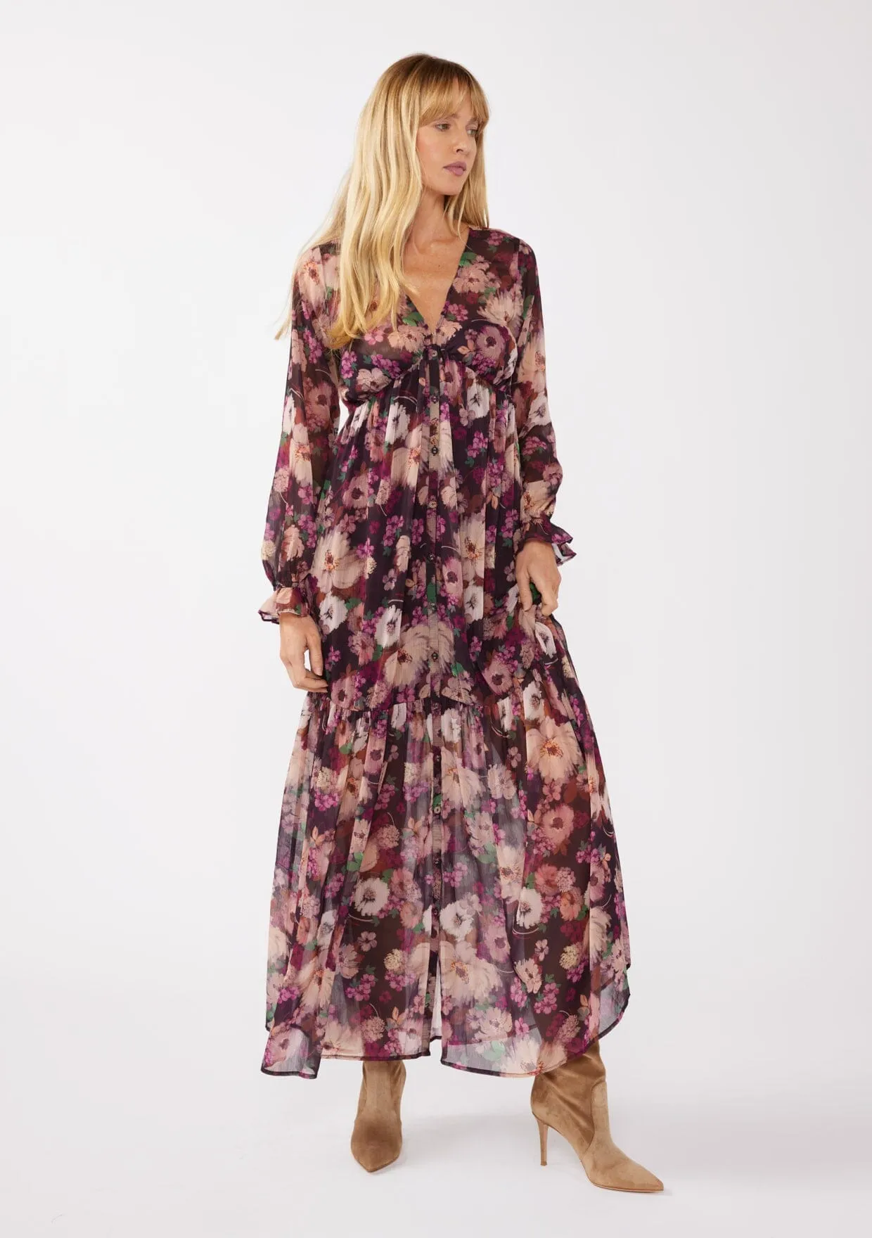 Lorinda Floral Maxi Dress