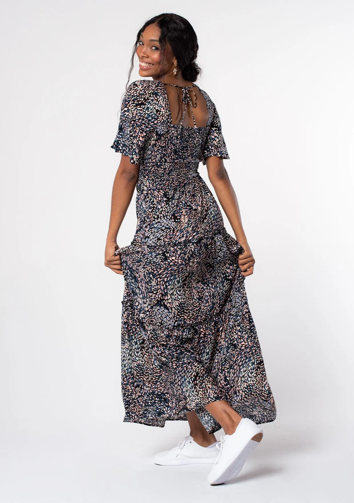 Love Song Smocked Maxi Dress