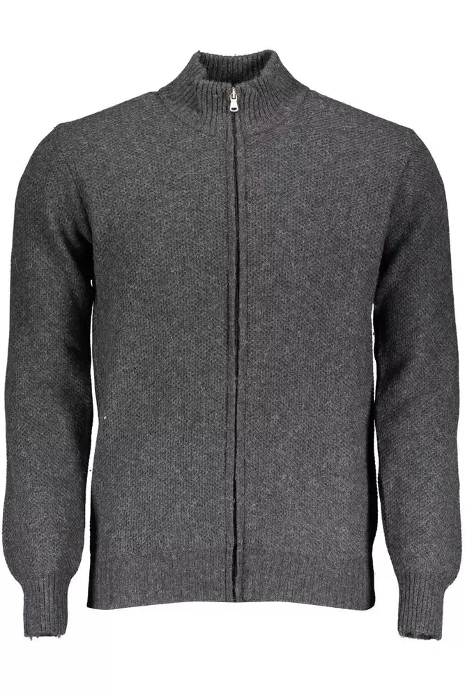 North Sails Elegant Gray Full Zip Cardigan