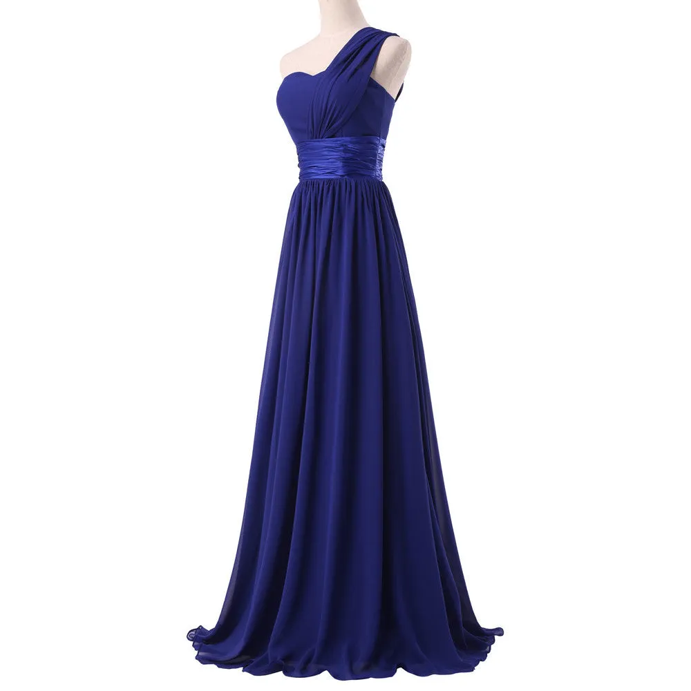 One Shoulder Bridesmaid dresses at Bling Brides Bouquet online Bridal Store