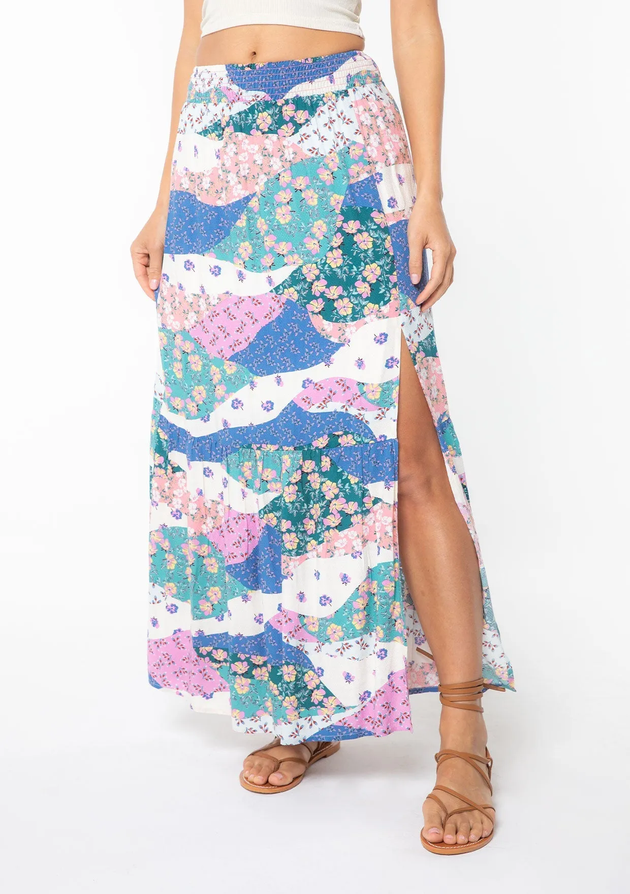 One Step Ahead Maxi Skirt