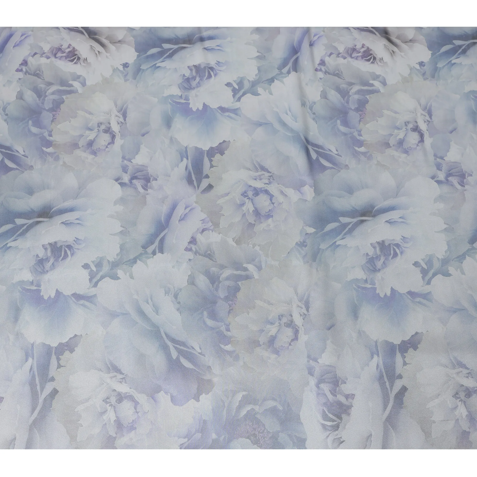 Pastel Floral Silk Lamé Fabric, 110 cm Wide, Made in South Korea-D21029