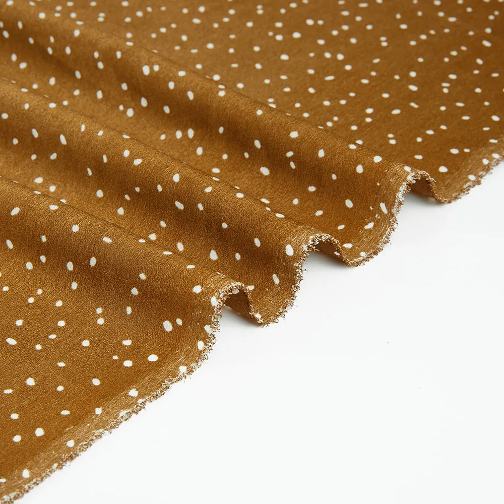 Polyester Polka Dot Pattern Printed Fabric