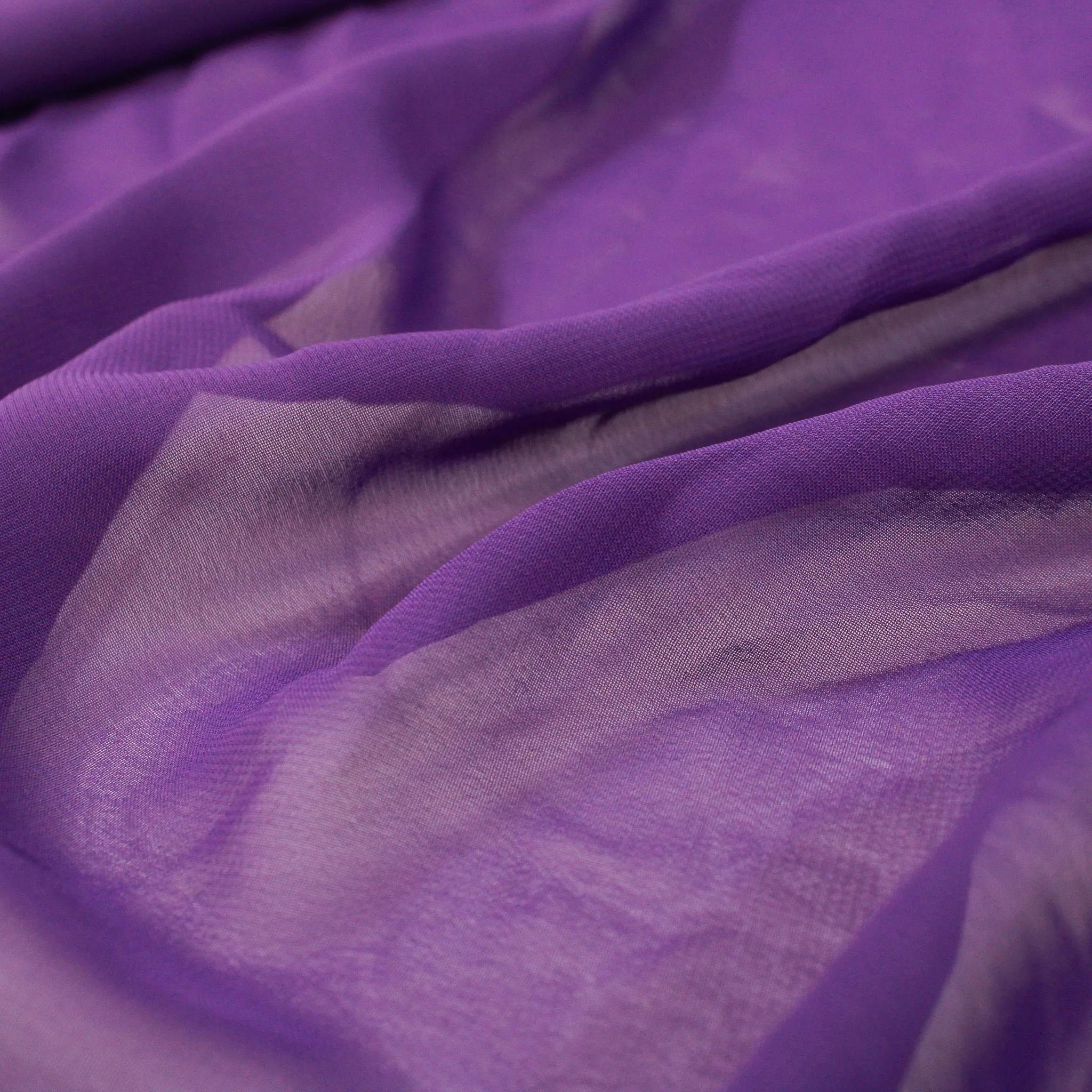 PURPLE POLY CHIFFON