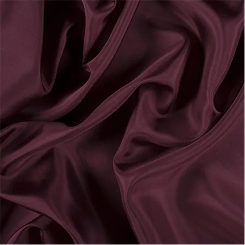 Runway Silks Wine Silk Crepe de Chine Fabric