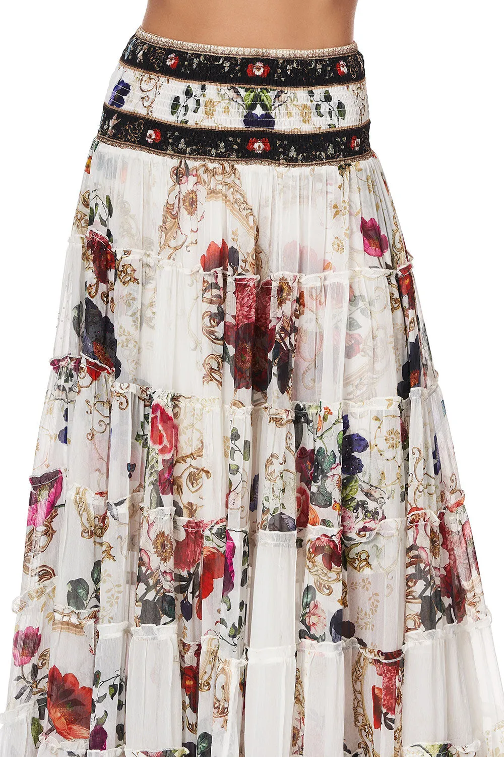 SHEER TIERED MAXI SKIRT FAIRY GODMOTHER