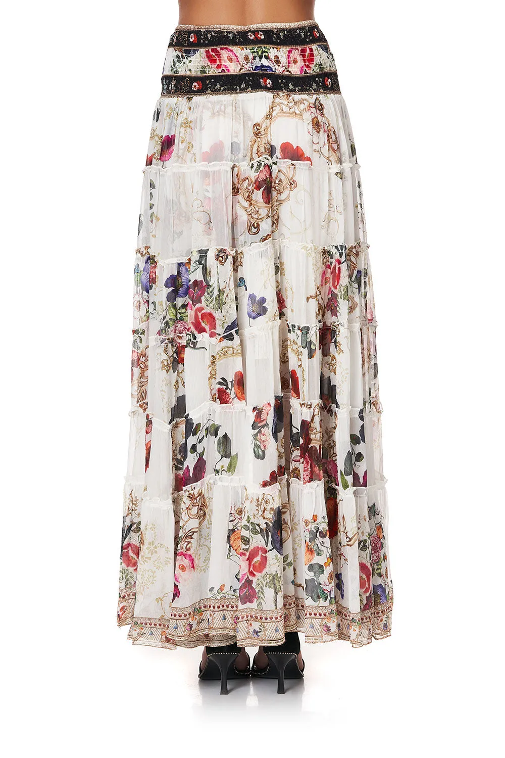 SHEER TIERED MAXI SKIRT FAIRY GODMOTHER