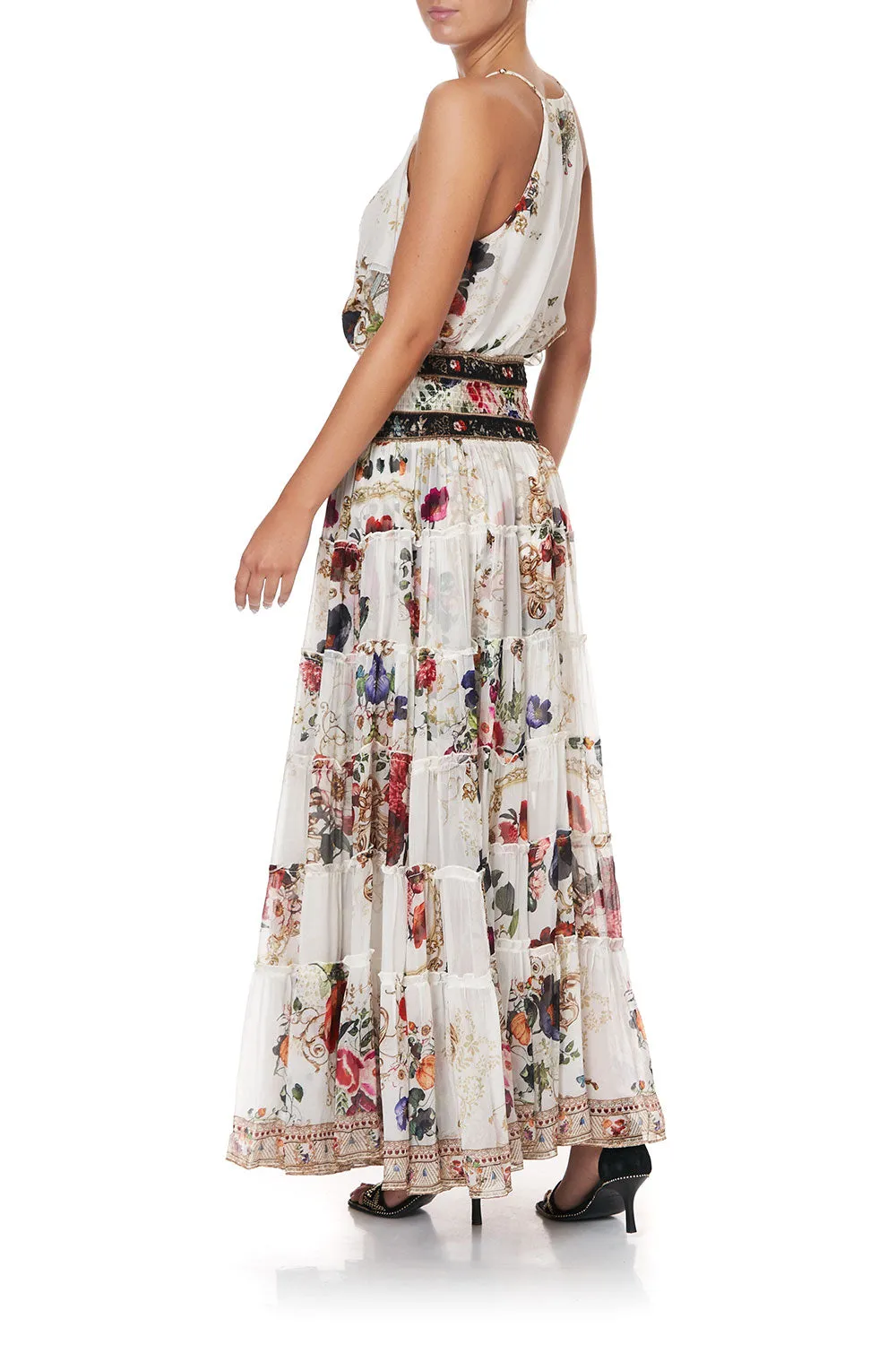 SHEER TIERED MAXI SKIRT FAIRY GODMOTHER