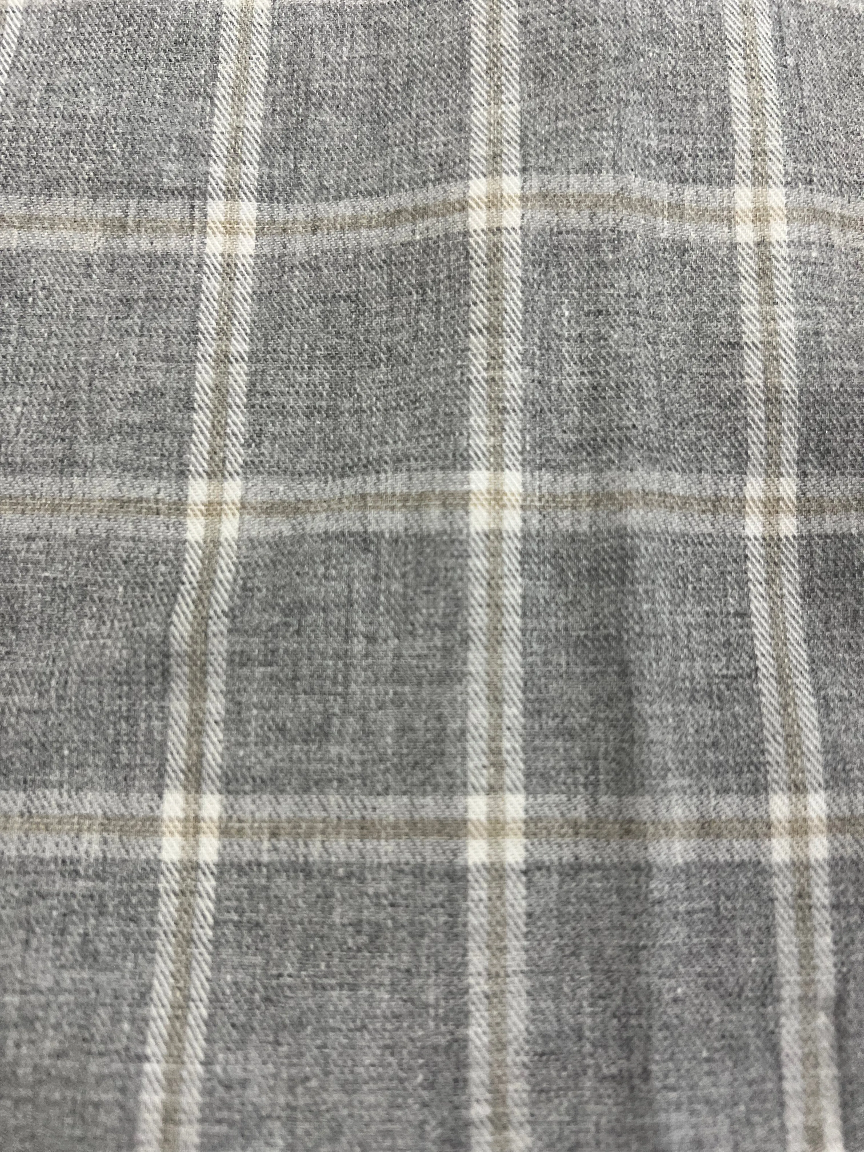 Southern Casanova Check LS Button Down - Grizzled Gray