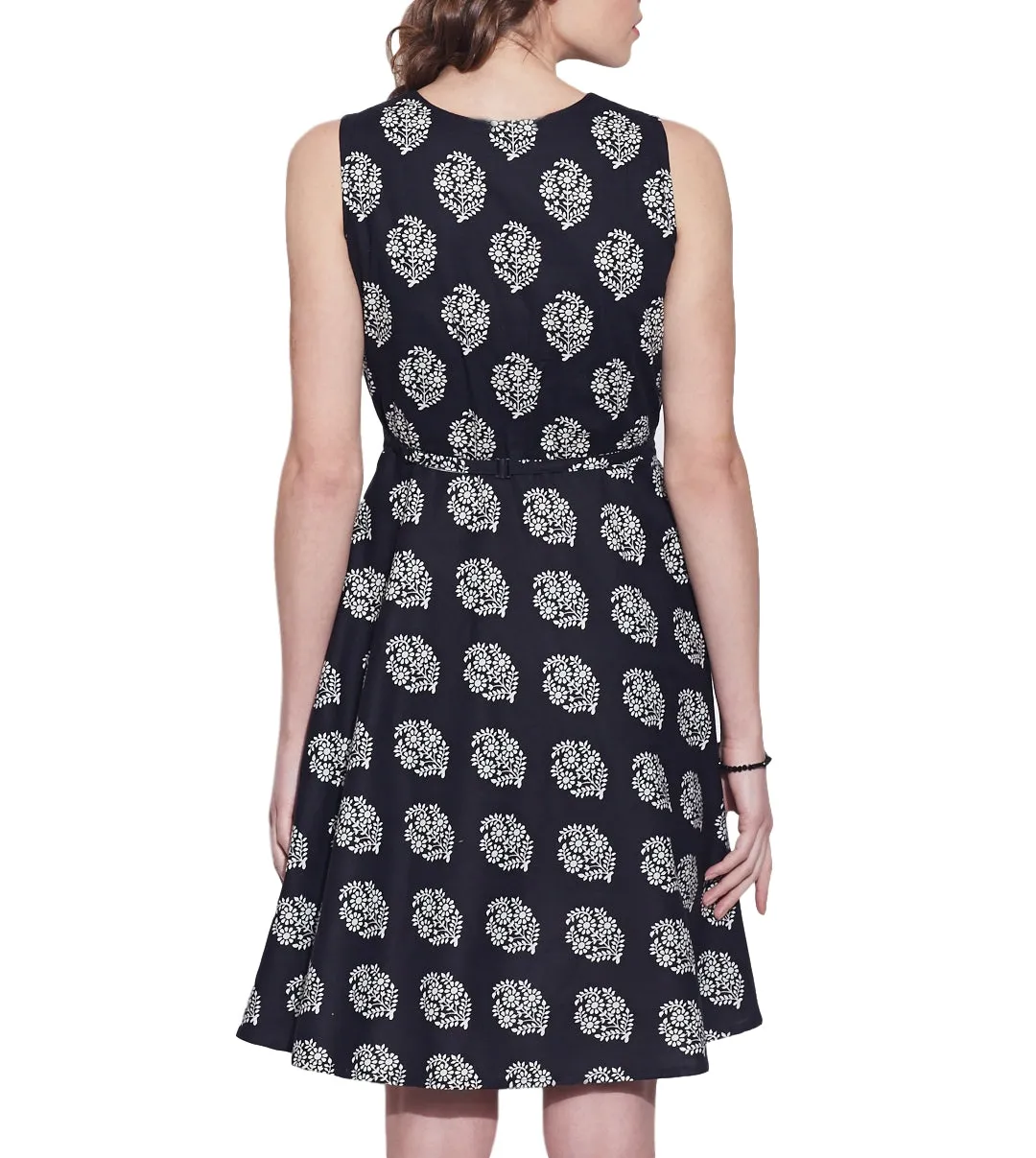 Womens Clothing Cotton Printed Dress,Machine washable,W-CPD32-1609, Size-32 Inch